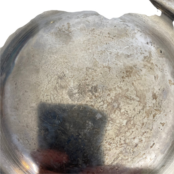 Vtg. Homan Silverplated Casserole Dish With Lid & Handles 555 Special Metal - Picture 8 of 12